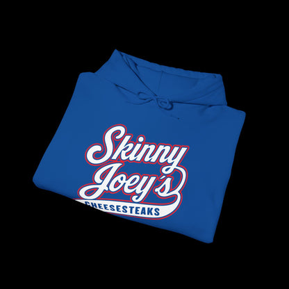 Skinny Joey's Cheesesteaks Hoodie — Retro Deli Logo Pullover