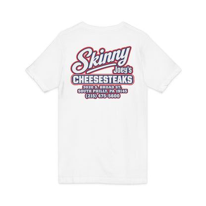 Skinny Joey's Cheesesteaks V-Neck T-Shirt