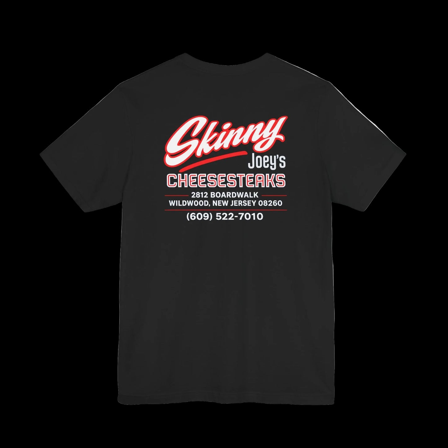 Skinny Joey's Cheesesteaks Official Wildwood T-Shirt