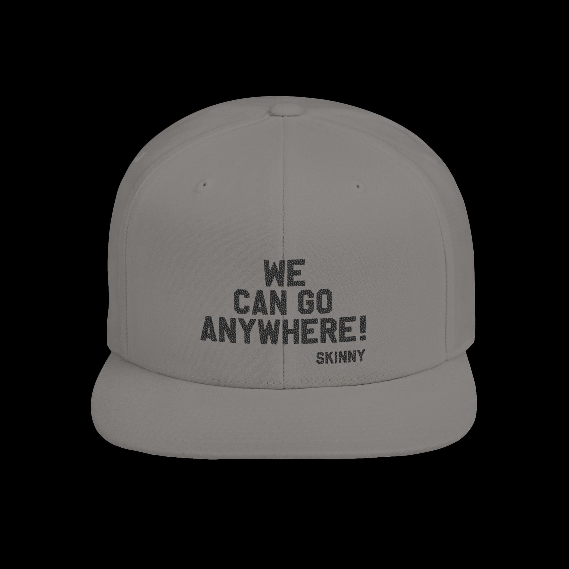 We Can Go Anywhere Snapback - lifestyle photo - Skinny Joey's Cheesesteaks
