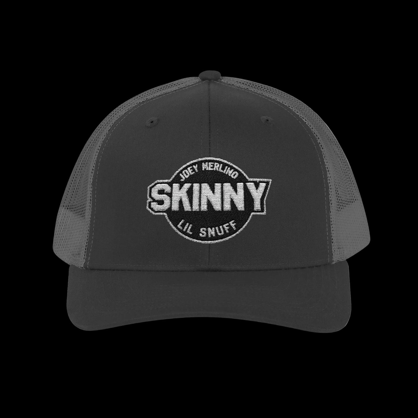 Skinny Podcast Trucker Cap - "Skinny" Retro Patch Snapback