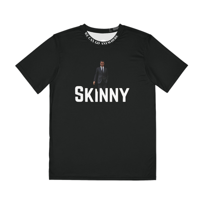 We Can Go Anywhere -  Statement Men's Black Polyester Shirt