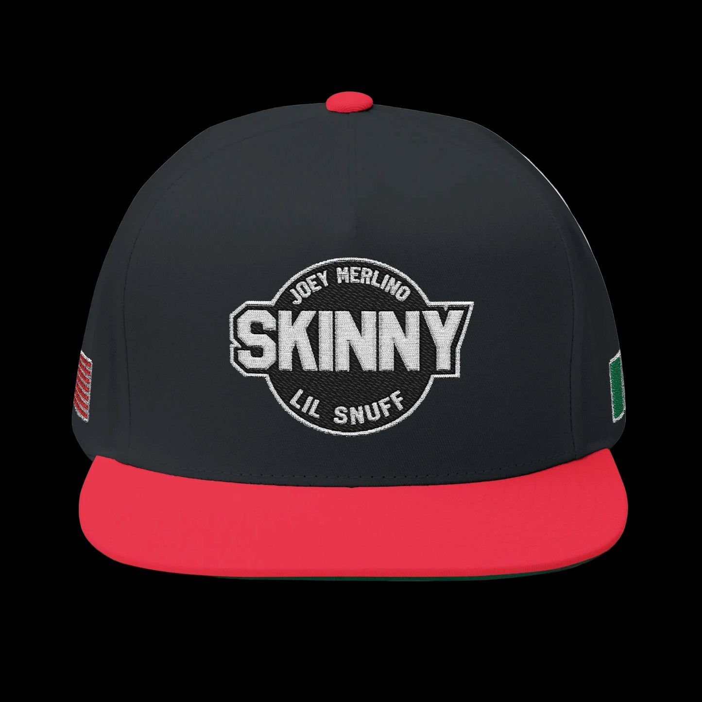 Skinny Joey Lil Snuff Embroidered Italy U.S.A Hat
