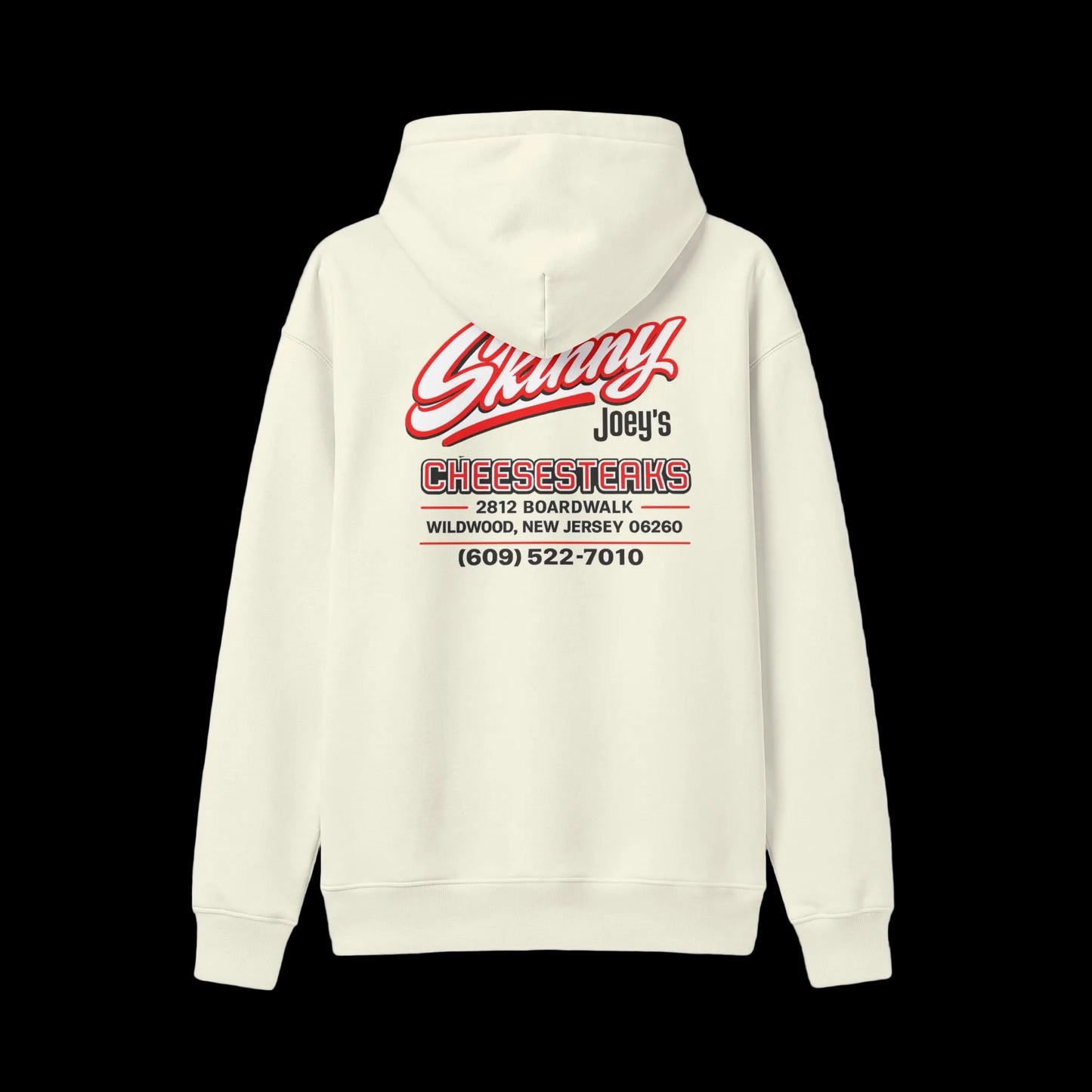 Skinny Joeys Cheesesteaks Hooded Sweatshirt - Philly Diner Logo Pullover - alternate view - Skinny Joey's Cheesesteaks