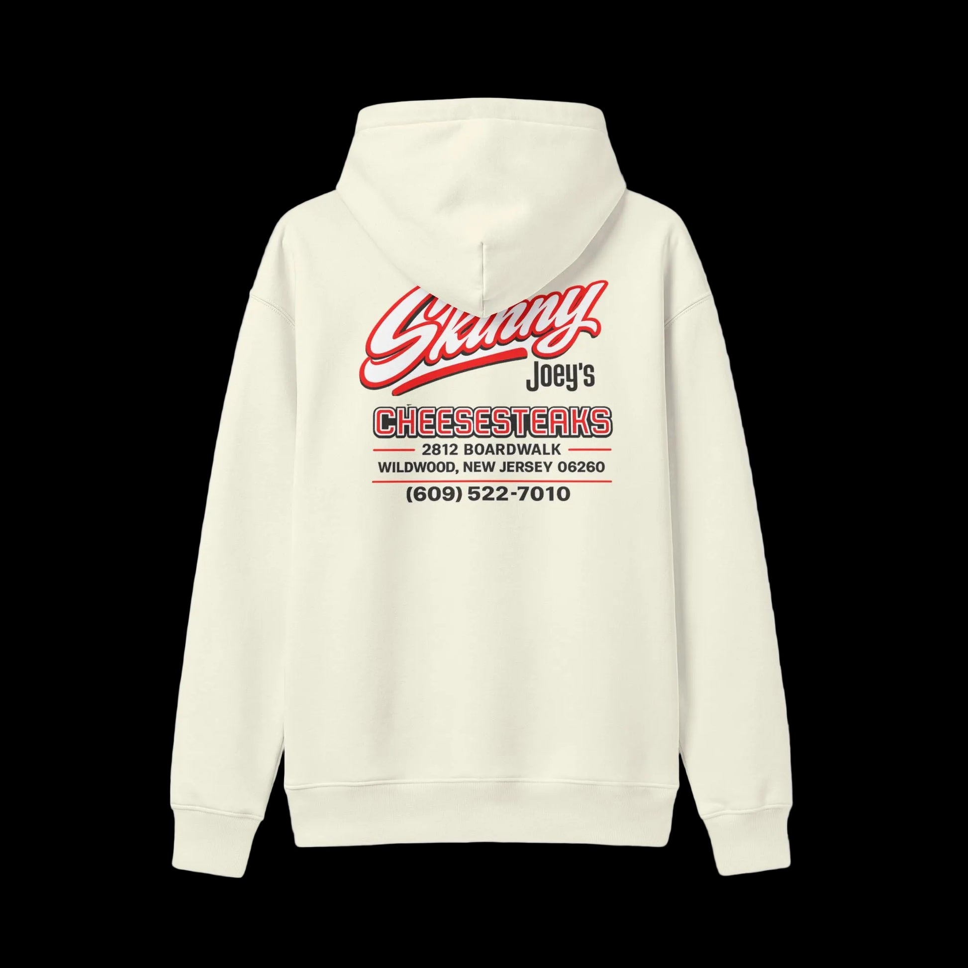 Skinny Joeys Cheesesteaks Hooded Sweatshirt - Philly Diner Logo Pullover - alternate view - Skinny Joey's Cheesesteaks