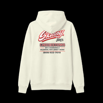Skinny Joeys Cheesesteaks Hooded Sweatshirt - Philly Diner Logo Pullover - alternate view - Skinny Joey's Cheesesteaks