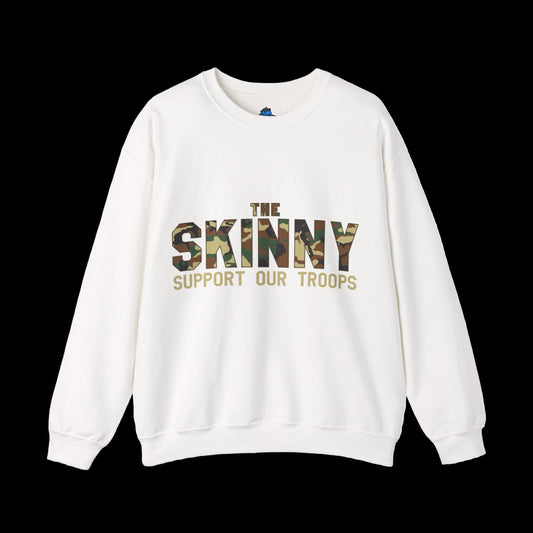 Support Your Troops – SKINNY Crewneck Sweatshirt