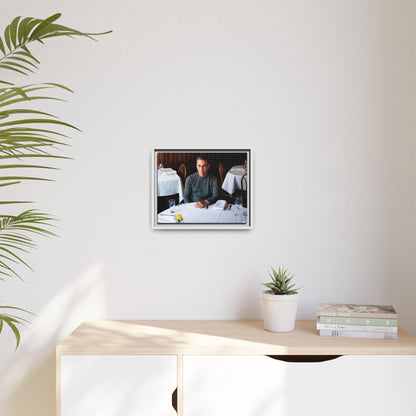 Skinny Joey Merlino Autographed - "We Can Go Anywhere" Matte Canvas, Black Frame