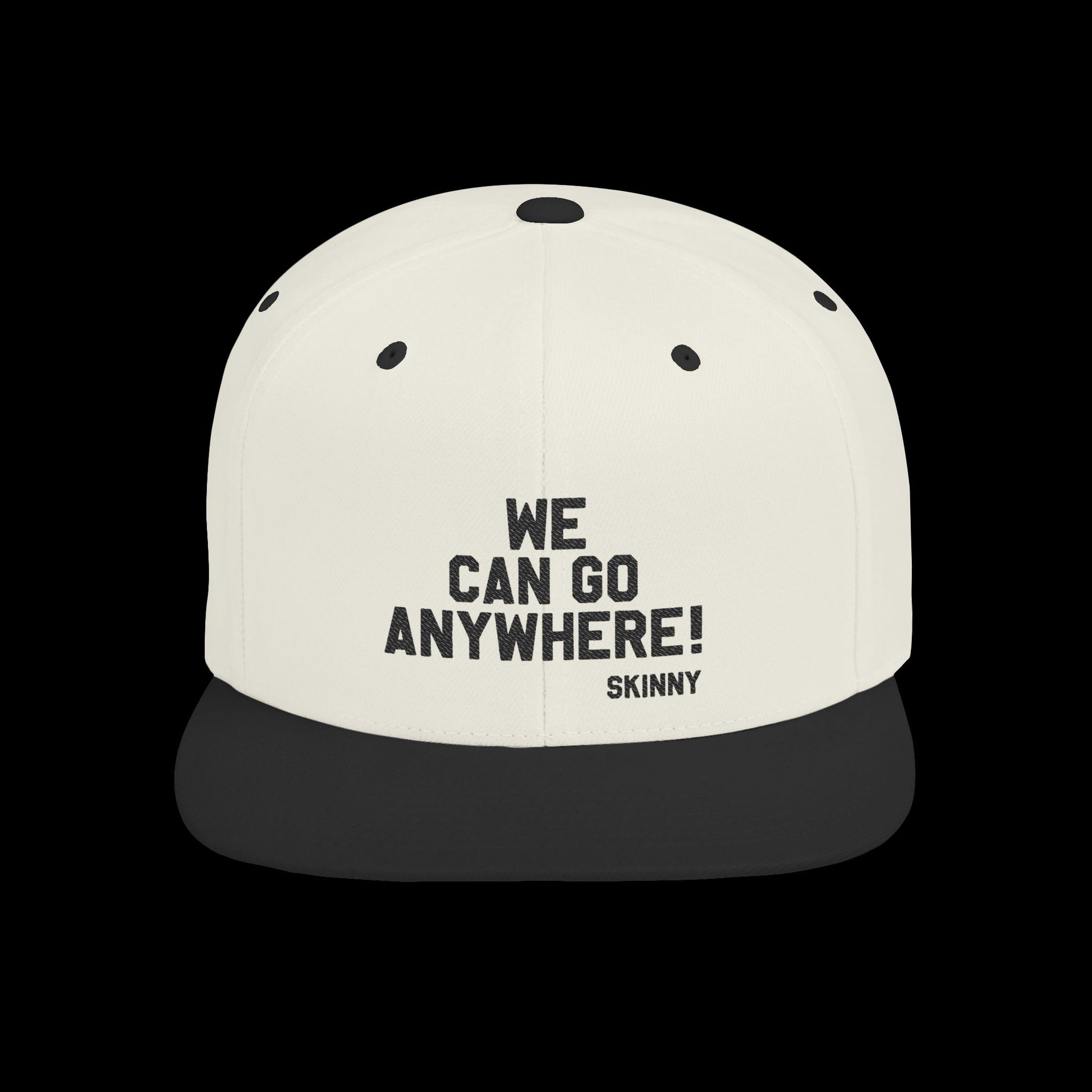 We Can Go Anywhere Snapback - back view - Skinny Joey's Cheesesteaks
