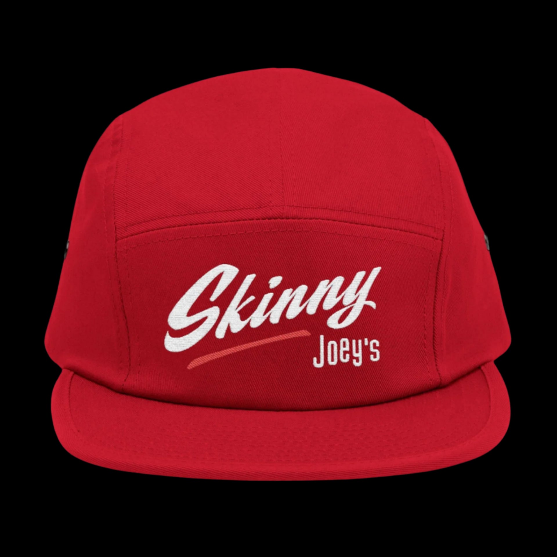 Skinny Joey Merlino 5-panel hat featuring official Skinny Joey Merlino logo, perfect for fans of Skinny Joey Merlino, Skinny Joey’s Cheesesteaks, and The Skinny with Joey Merlino Podcast. This Skinny Joey Merlino cap blends South Philly street style with classic Skinny Joey Merlino fashion. A must-have for Joey Merlino supporters, real ones, and anyone loyal to Skinny Joey Merlino’s legacy