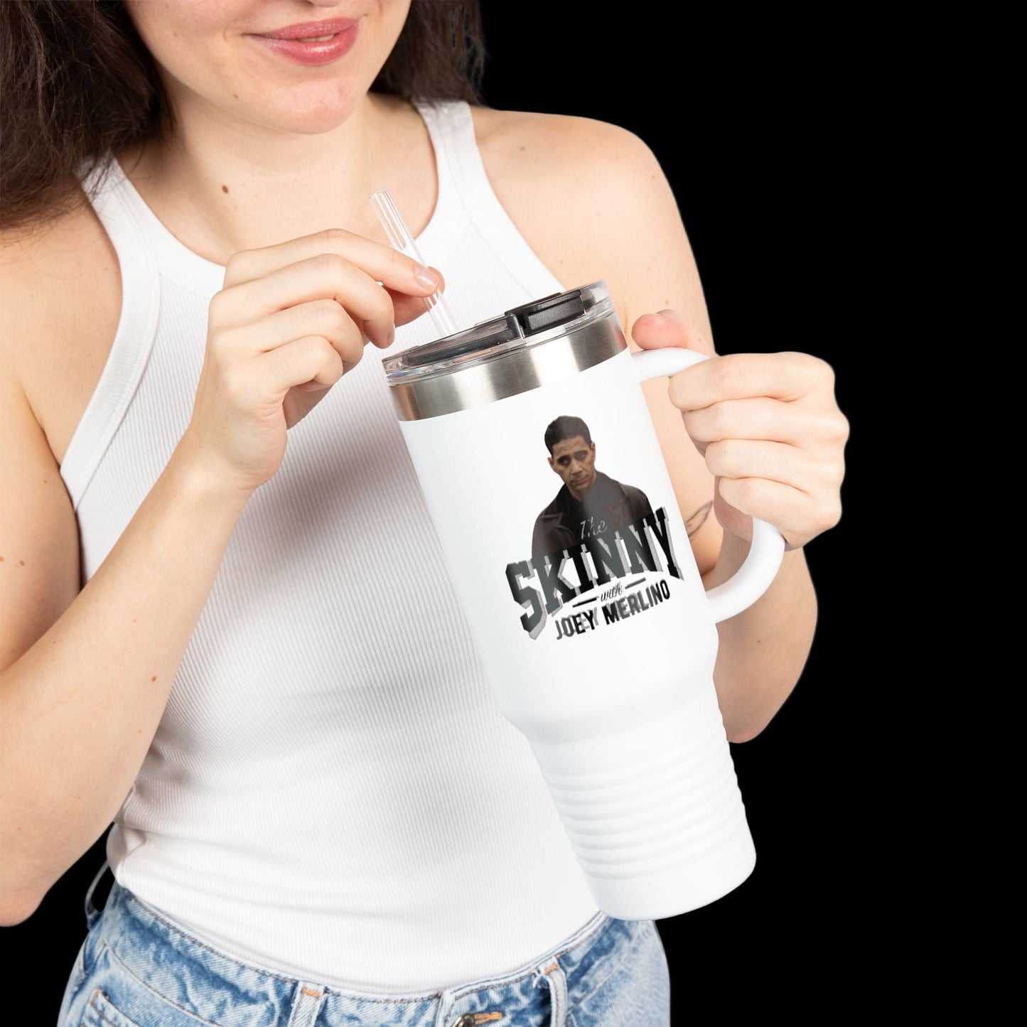 The Skinny Joey Merlino 40oz Insulated Travel Mug