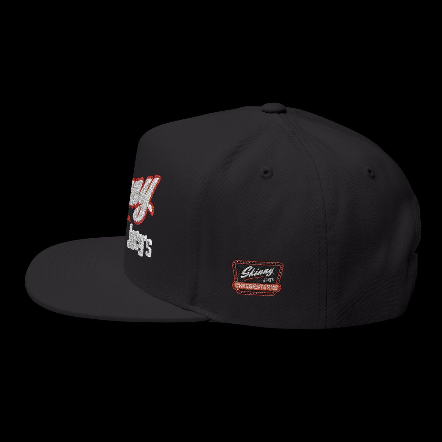 Skinny Joey’s Flat Bill Cap — Classic Edition Embroidery