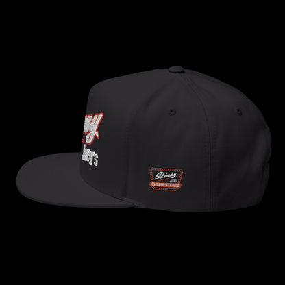 Skinny Joey’s Flat Bill Cap — Classic Edition Embroidery