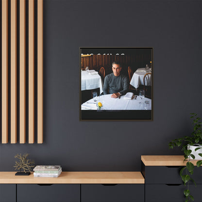 Skinny Joey Merlino Autographed - "We Can Go Anywhere" Matte Canvas, Black Frame