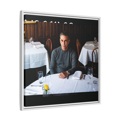 Skinny Joey Merlino Autographed - "We Can Go Anywhere" Matte Canvas, Black Frame
