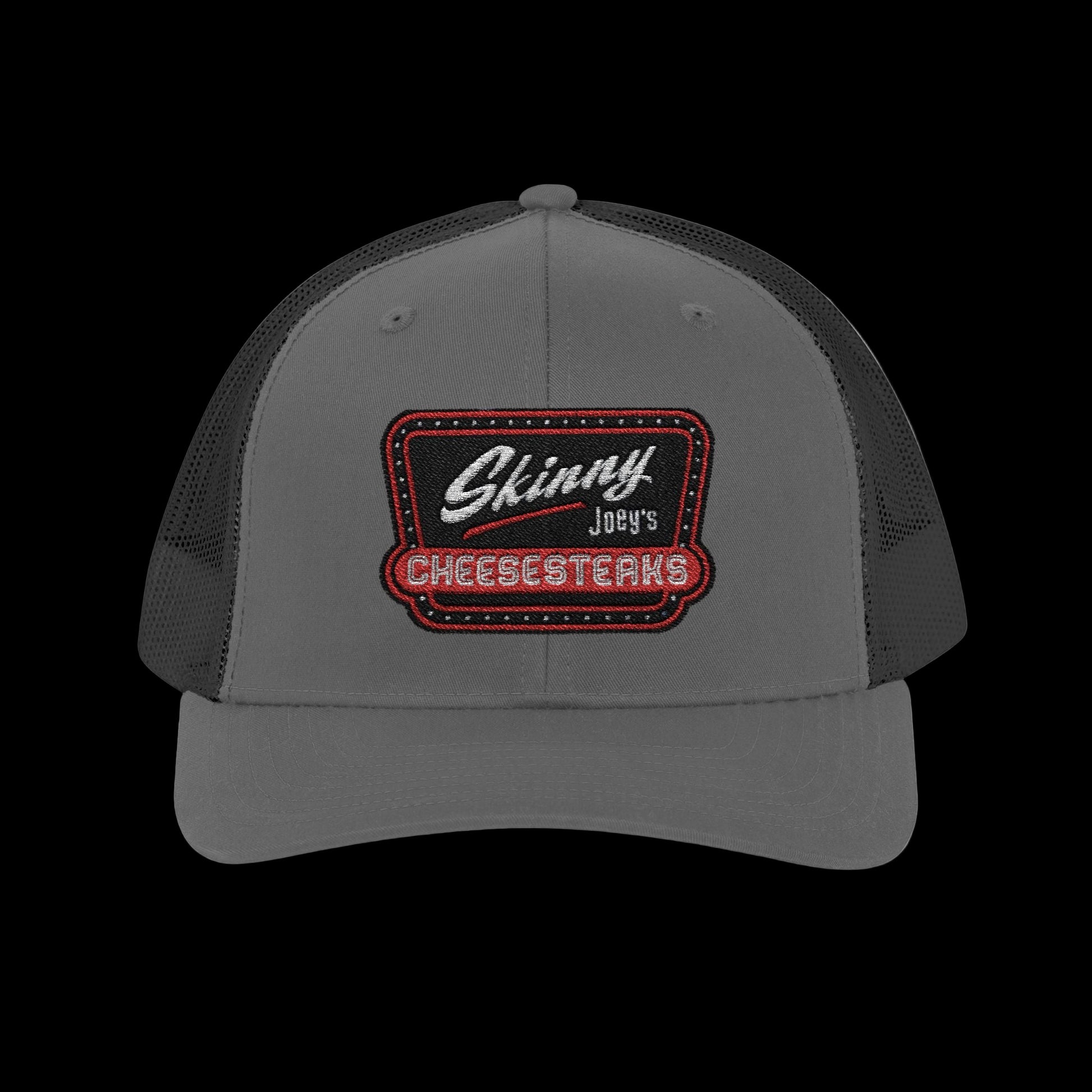 Embroidered Skinny Joeys Cap - lifestyle photo - Skinny Joey's Cheesesteaks