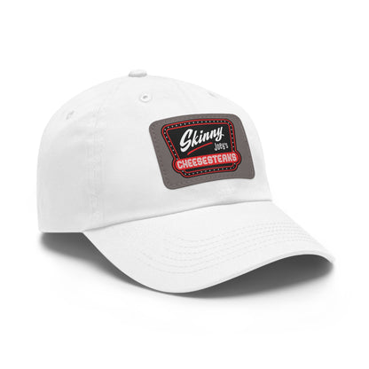 Skinny Joey Leather Patch Dad Hat
