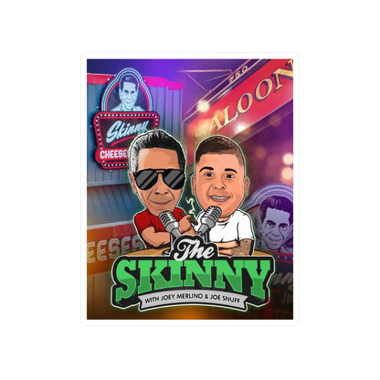 The Skinny Podcast Kiss-Cut Vinyl Decal