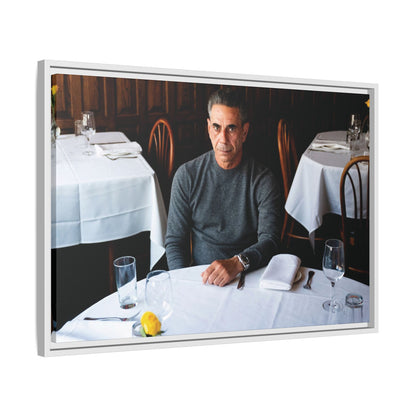 Skinny Joey Merlino Autographed - "We Can Go Anywhere" Matte Canvas, Black Frame