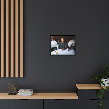 Skinny Joey Merlino Autographed - "We Can Go Anywhere" Matte Canvas, Black Frame