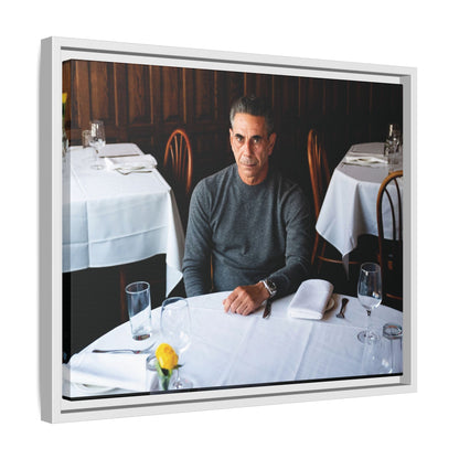 Skinny Joey Merlino Autographed - "We Can Go Anywhere" Matte Canvas, Black Frame