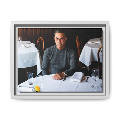 Skinny Joey Merlino Autographed - "We Can Go Anywhere" Matte Canvas, Black Frame