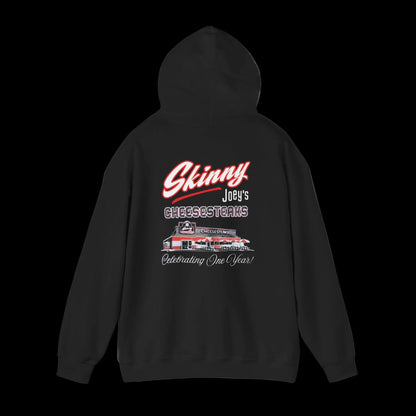 Skinny Joeys Cheesesteaks 1 Year Anniversary Hoodie - detail view - Skinny Joey's Cheesesteaks