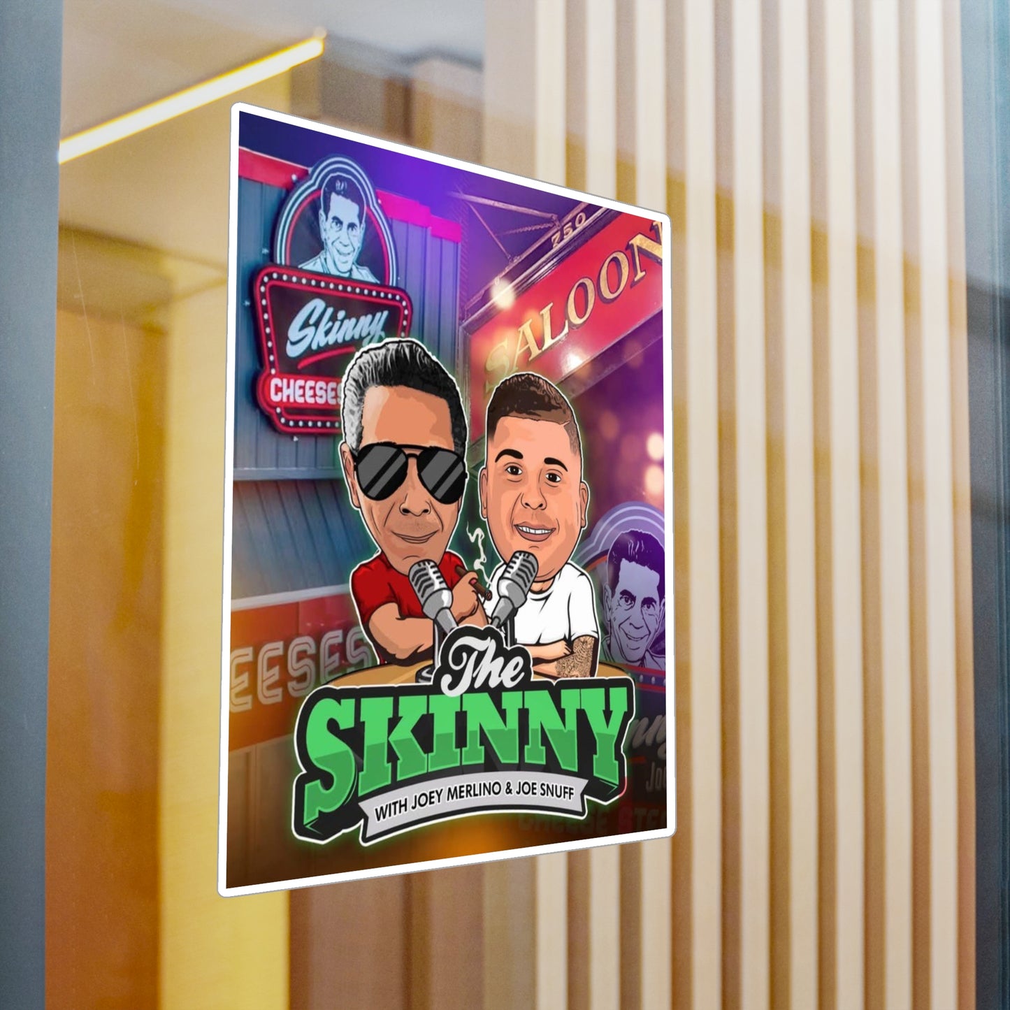 The Skinny Podcast Kiss-Cut Vinyl Decal