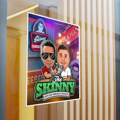 The Skinny Podcast Kiss-Cut Vinyl Decal