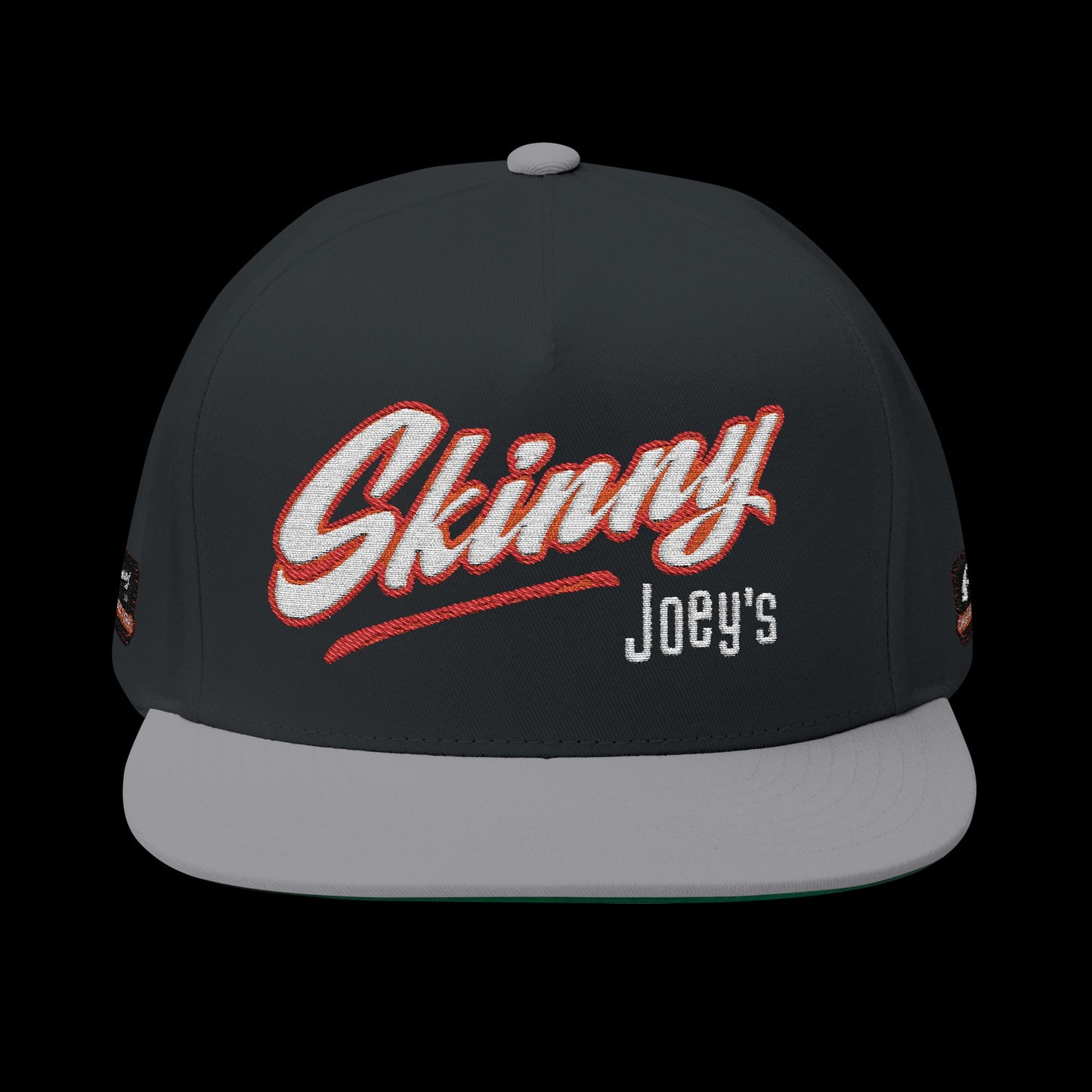 Skinny Joey’s Flat Bill Cap — Classic Edition Embroidery