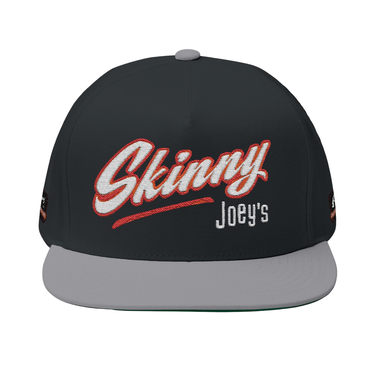 Skinny Joey’s Flat Bill Cap — Classic Edition Embroidery