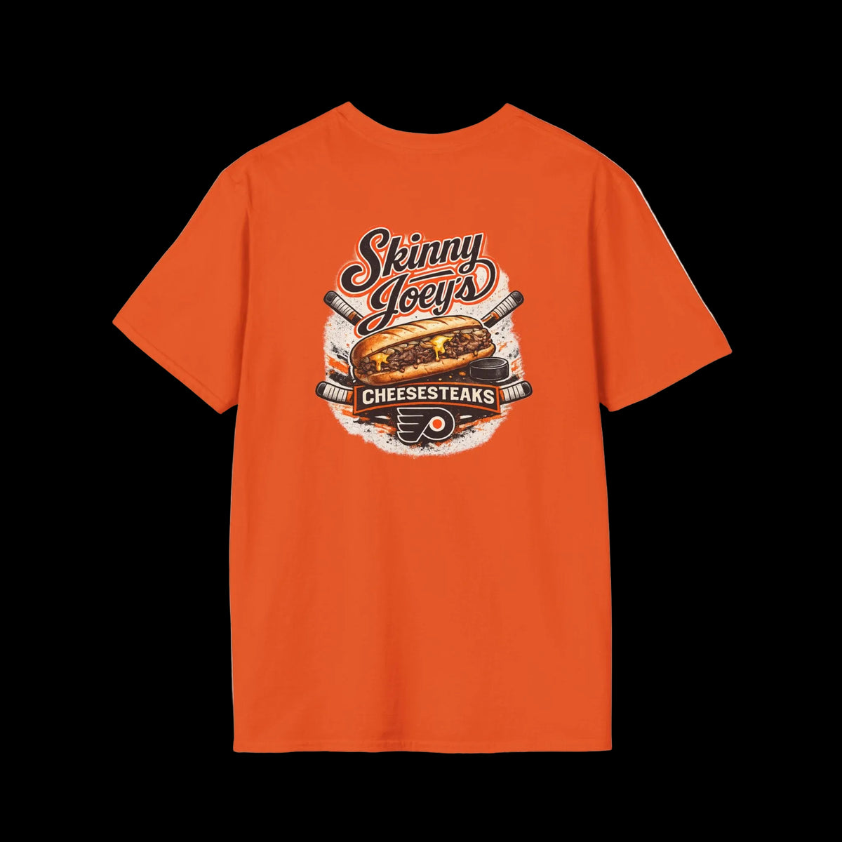 Retro Flyers graphic tee, gallery photo 4, The Skinny with Joey Merlino podcast merch