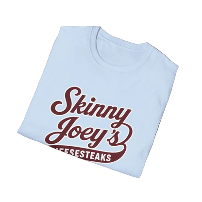 Skinny Joeys Cheesesteaks T-Shirt - close-up - Skinny Joey's Cheesesteaks