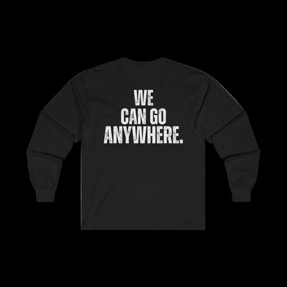 Skinny Joey’s Cheesesteaks × We Can Go Anywhere Unisex Long Sleeve Tee