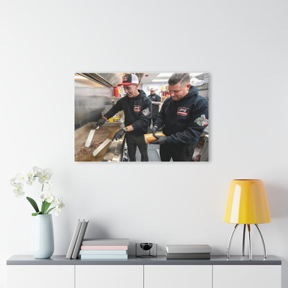 Skinny Joey Merlino and Lil Snuff @ Skinny Joey’s Cheesesteaks Acrylic Wall Art