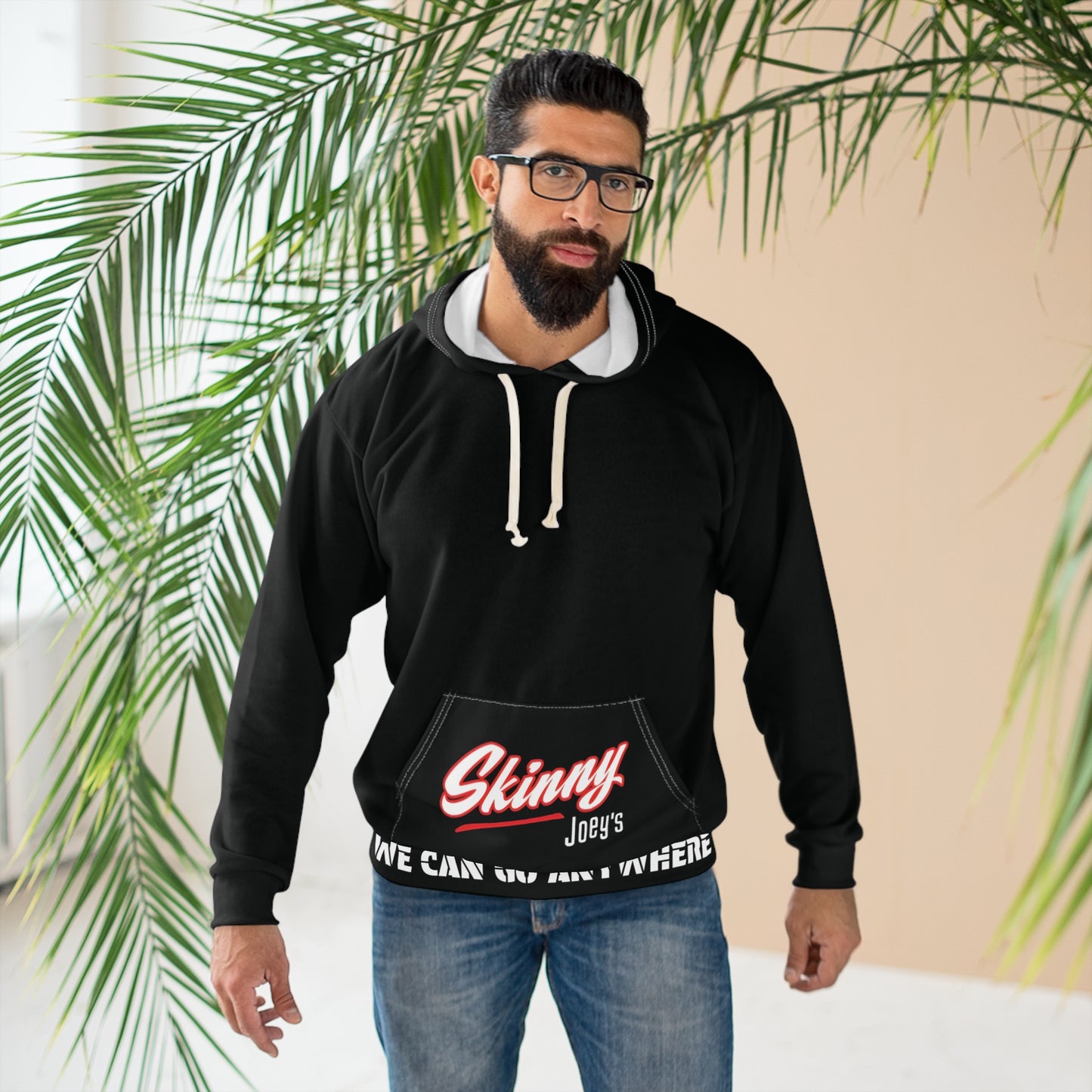 Skinny Joey's Vintage Script Pullover Hoodie