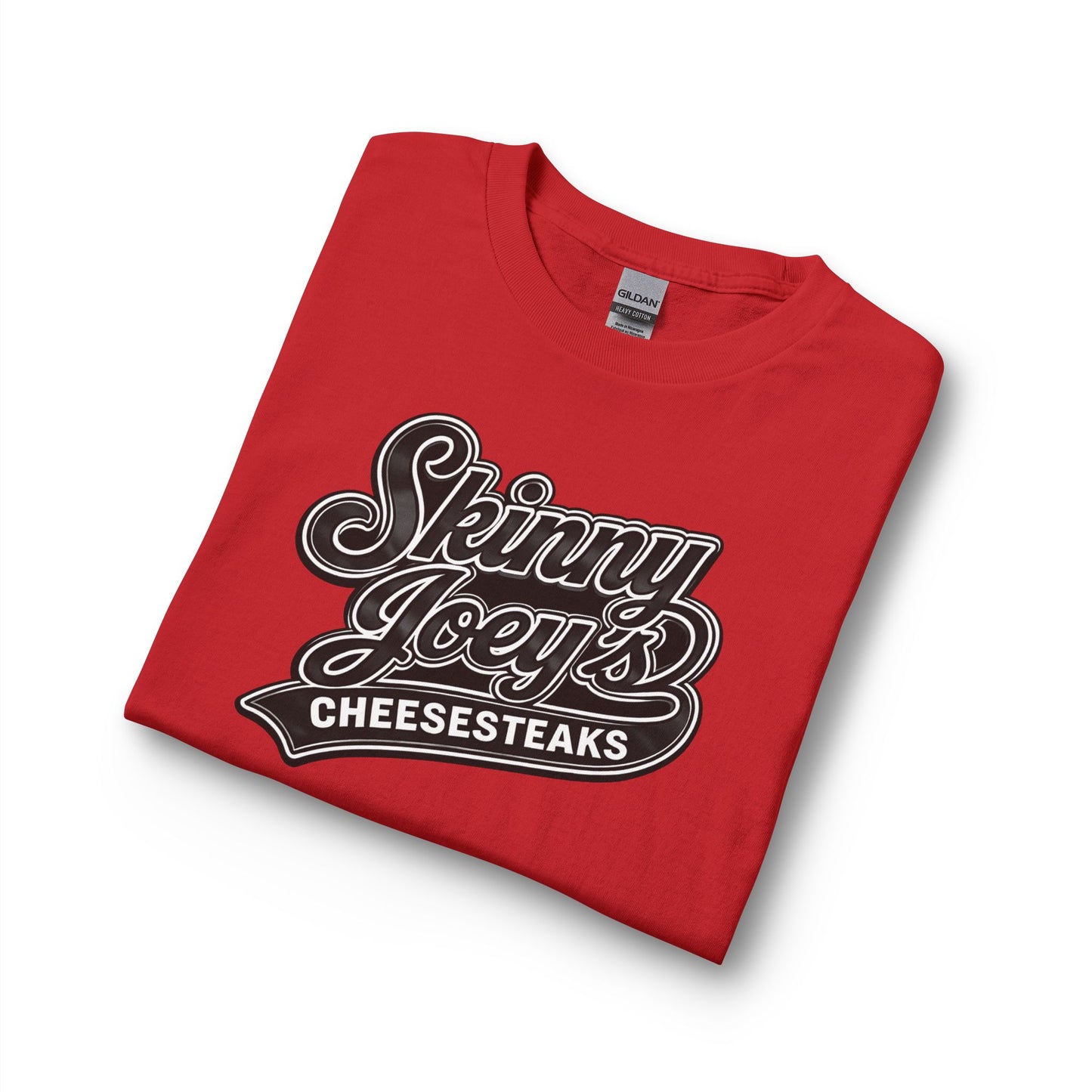 Skinny Joey’s Cheesesteaks Long Sleeve Tee — Retro Diner Logo Shirt