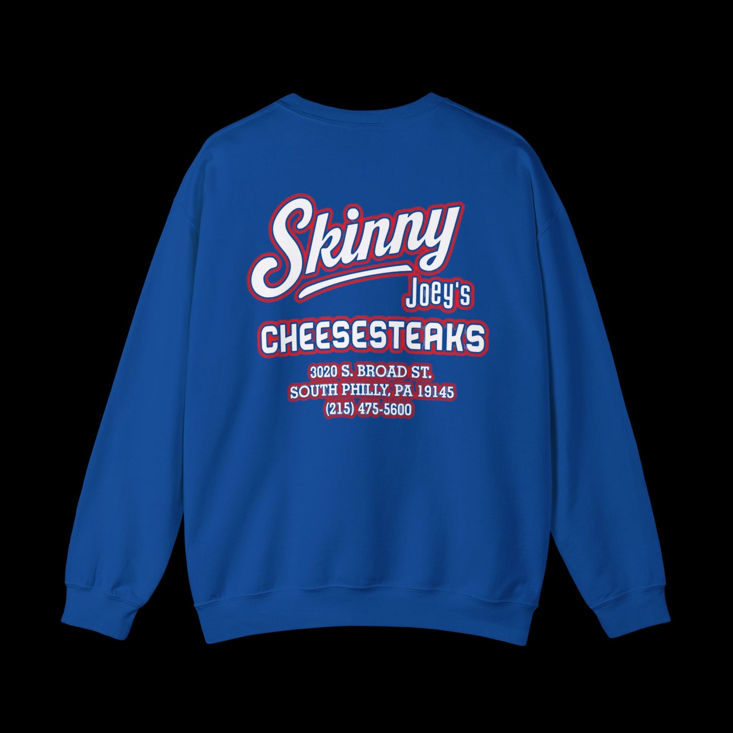 Skinny Joey’s Cheesesteaks Unisex Crewneck Sweatshirt | South Philly 3020 S. Broad St.