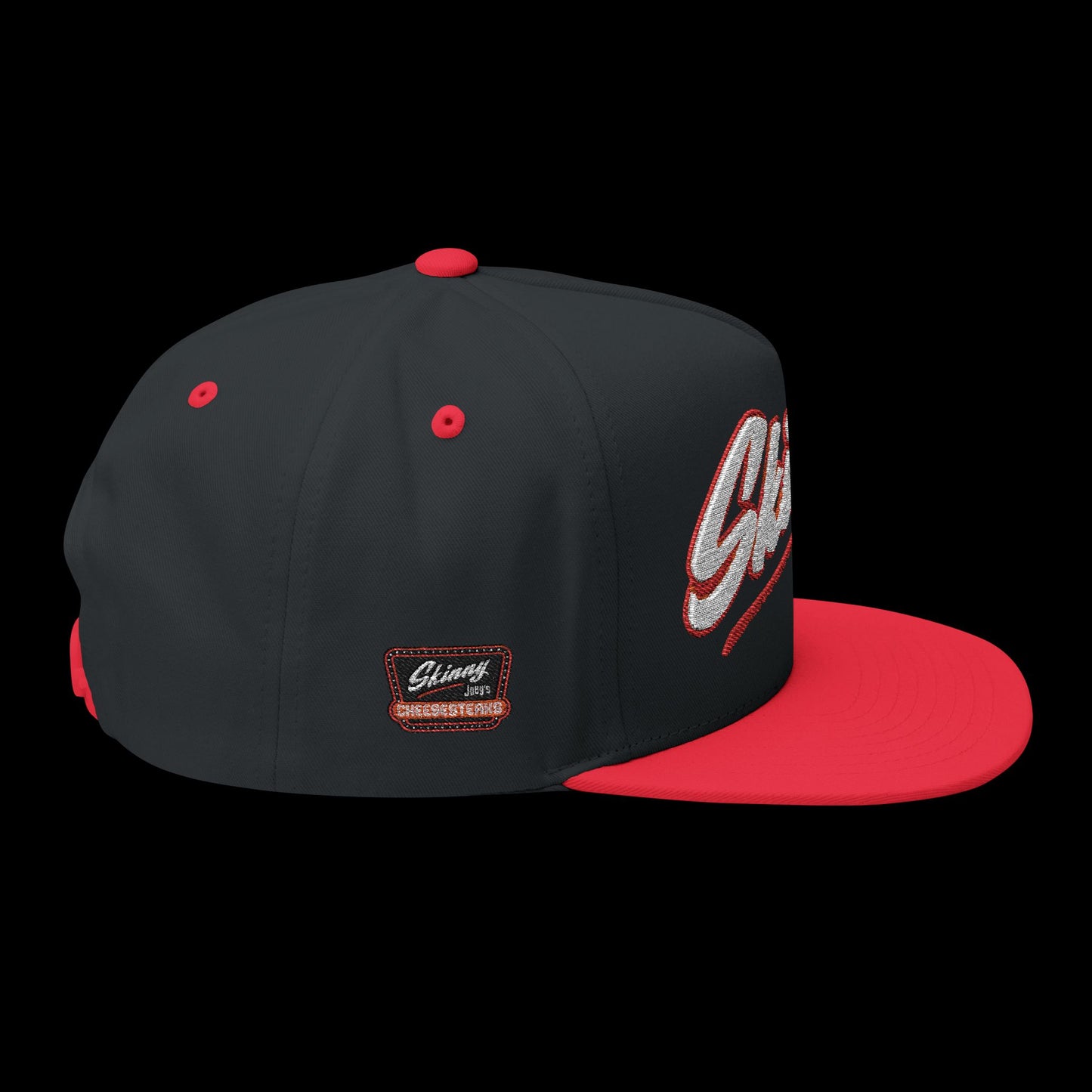 Skinny Joey’s Flat Bill Cap — Classic Edition Embroidery