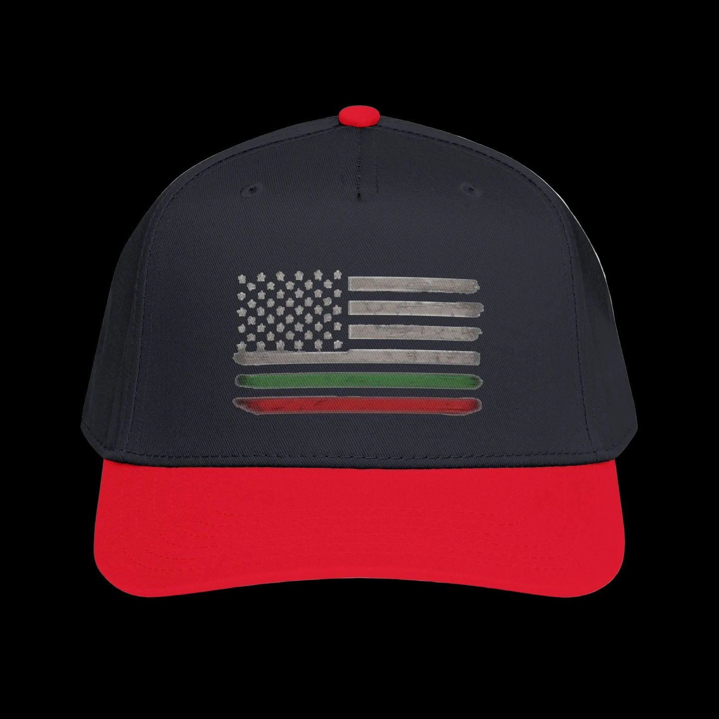 Embroidered Italian American Trucker Hat
