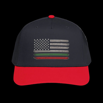 Embroidered Italian American Trucker Hat