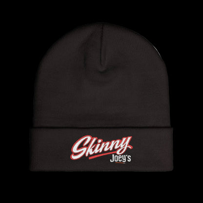 Embroidered 'Skinny' Knit Beanie Winter
