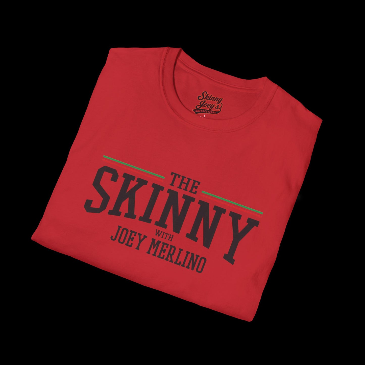 Stylish Unisex T-Shirt | The Skinny with Joey Merlino, Trendy Casual Wear, Gift for Friends, Comfortable Everyday Shirt, Ideal for Events