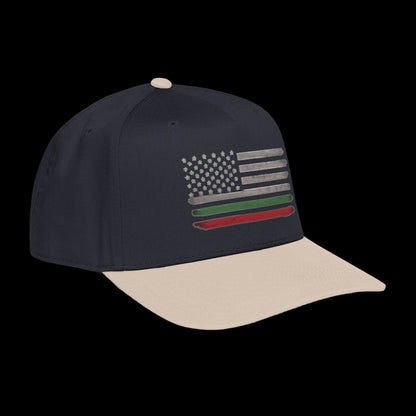 Embroidered Italian American Trucker Hat