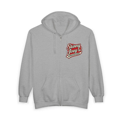 Skinny Joey's Cheesesteaks Zip Hoodie — Philly Sandwich Shop Pullover