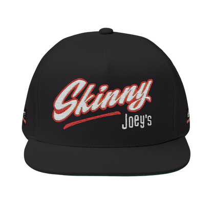 Skinny Joey’s Flat Bill Cap — Classic Edition Embroidery