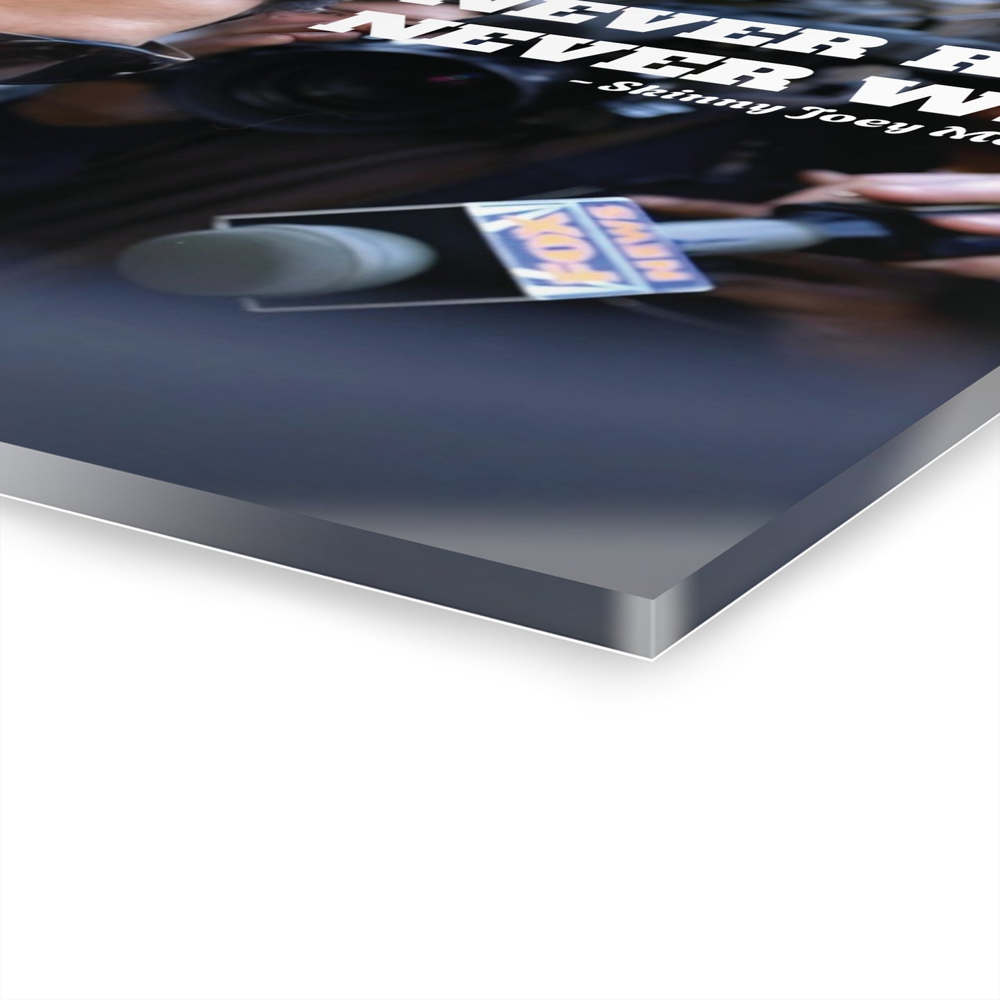 Skinny Joey Merlino Never Ran, Never Will Acrylic Wall Art