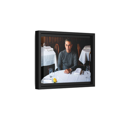 Skinny Joey Merlino Autographed - "We Can Go Anywhere" Matte Canvas, Black Frame