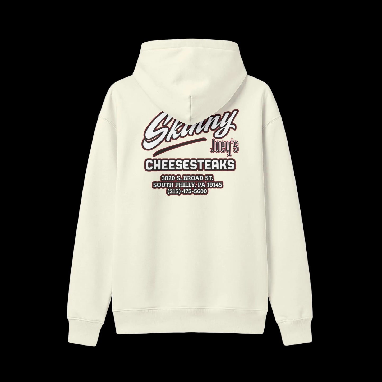 Skinny Joey's Cheesesteaks Hooded Sweatshirt — Philly Diner Logo Pullover