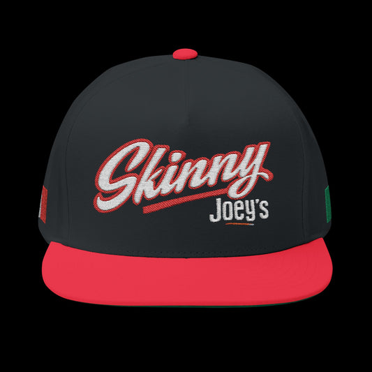 Skinny Joey’s Flat Bill Cap — Classic Edition Embroidery